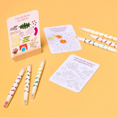 Colour Your Own Affirmation Cards - 1