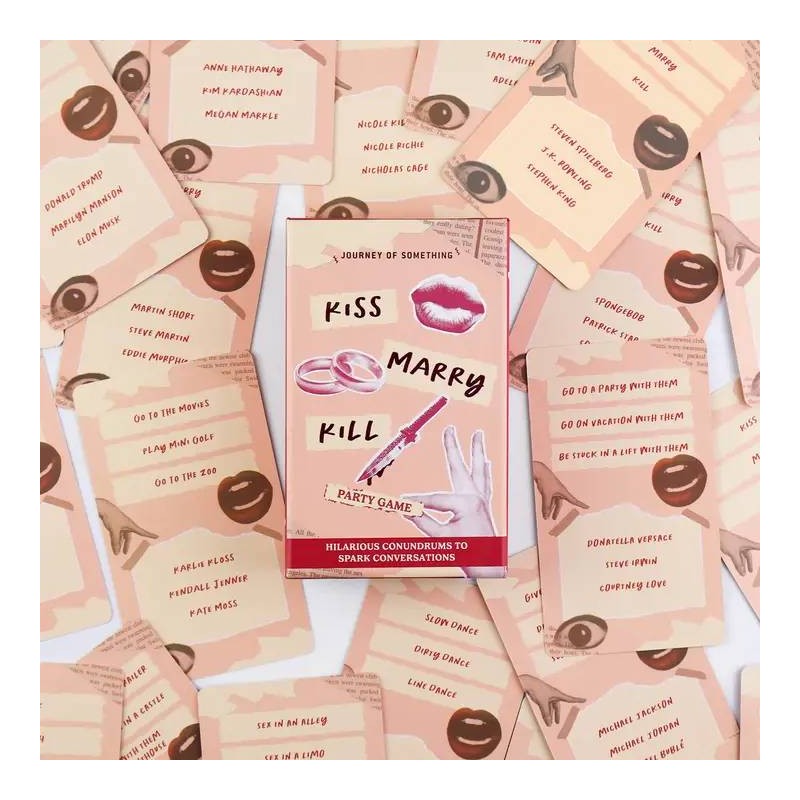 Kiss Marry Kill Game Cards - 1 Kiss Marry Kill Game Cards - 1