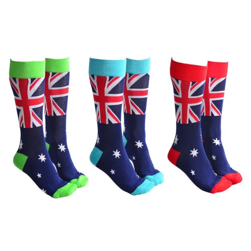 Australian Flag Socks - 1 Pair - 1 Australian Flag Socks - 1 Pair - 1