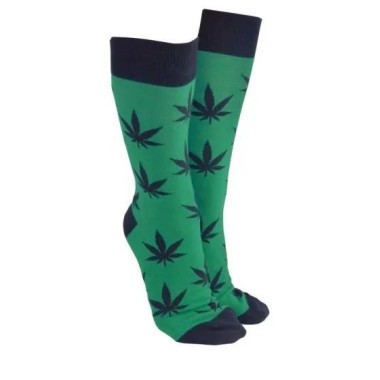 Weed Socks by Sock Society - 1 Pair - 3