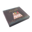 Christmas Ceramic Cheese Board & 4 Knife Set - 4