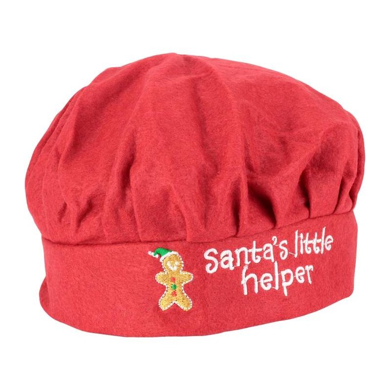 Santa's Little Helper Kids Chef Hat - 1 Santa's Little Helper Kids Chef Hat - 1