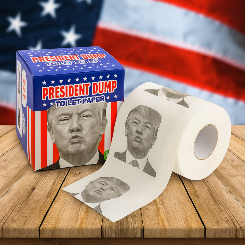 President Trump Dump Toilet Paper - 1 President Trump Dump Toilet Paper - 1
