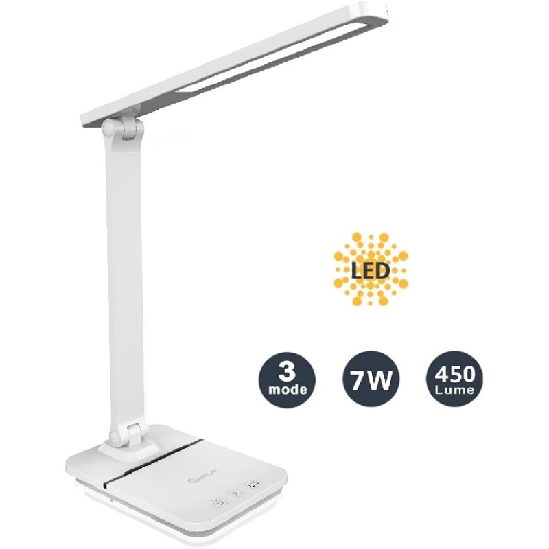 LED Desk Lamp with USB Charger - 2