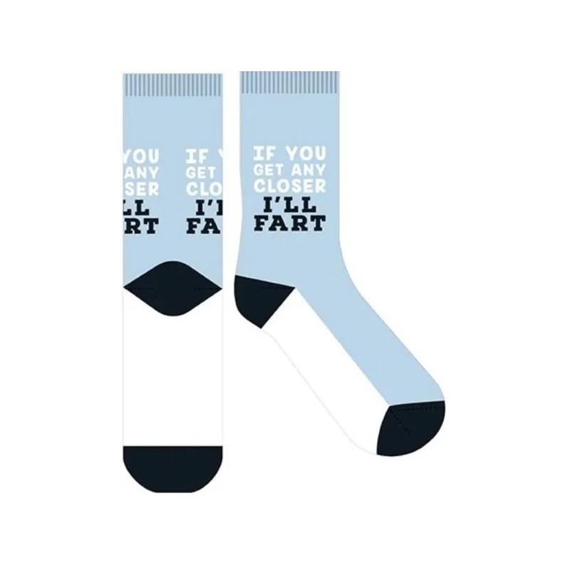 If You Get Any Closer I'll Fart Novelty Socks - 1