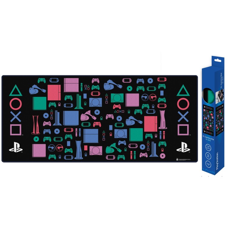 Playstation - Classic Colours - XL Gaming Mat - 1 Playstation - Classic Colours - XL Gaming Mat - 1