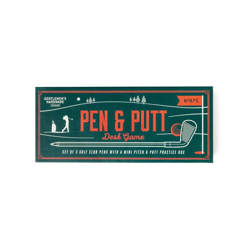 Golf Club Pen and Putt Desk Game by Gentlemen's Hardware - 1