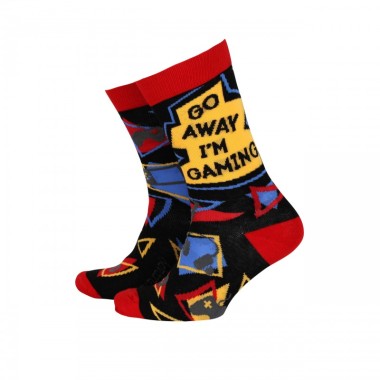 Go Away I'm Gaming Socks - 1