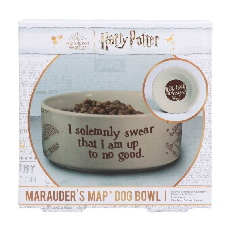 Harry Potter Marauders Map Dog Bowl - 1