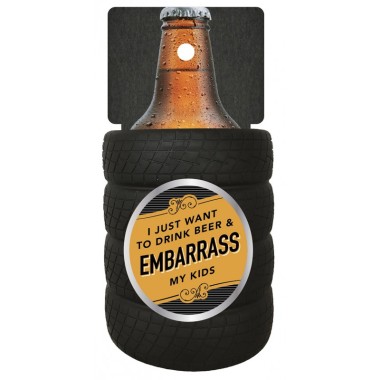 Drink Beer & Embarrass My Kids Beer Holder - 1
