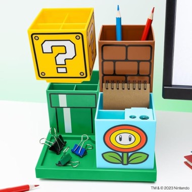 Super Mario Bros Desk Organiser - 1