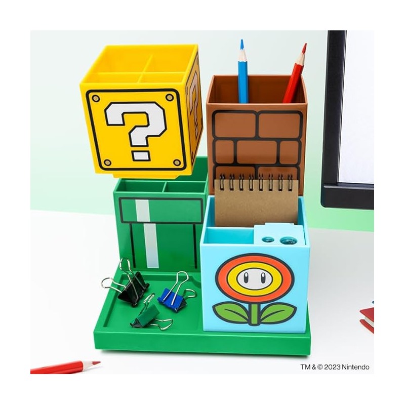 Super Mario Bros Desk Organiser - 1