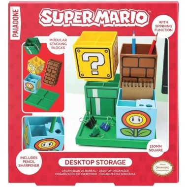Super Mario Bros Desk Organiser - 5