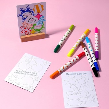 Colour Your Own Adult Affirmation Cards - 4