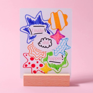 Colour Your Own Adult Affirmation Cards - 5