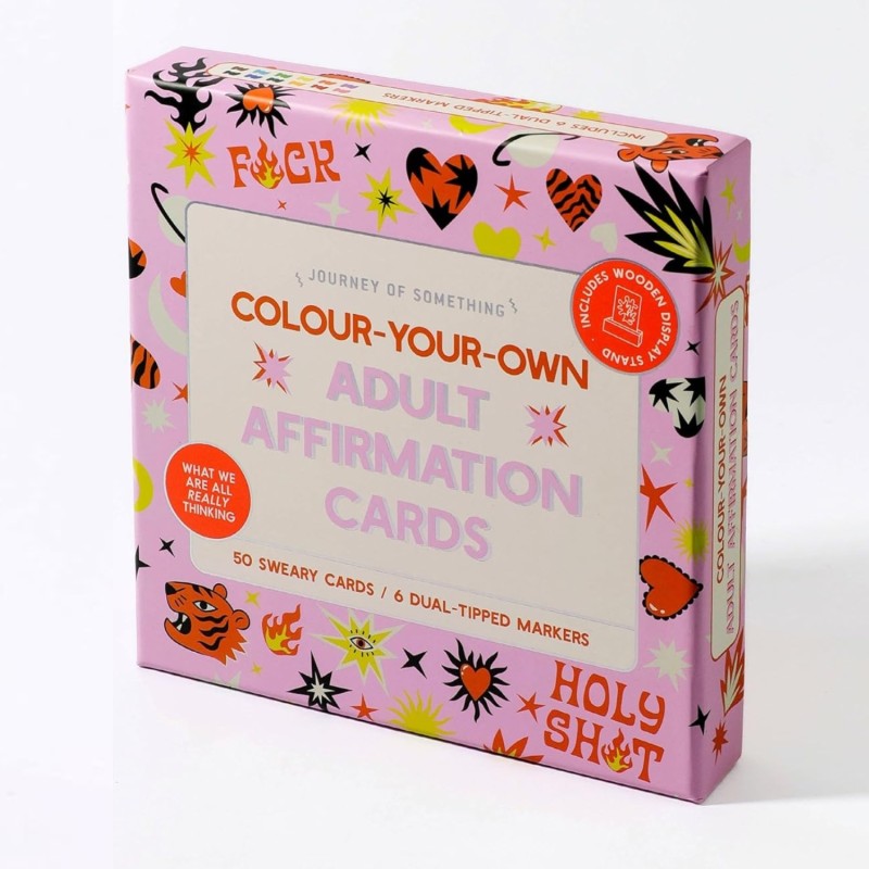 Colour Your Own Adult Affirmation Cards - 1
