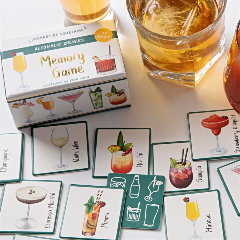 Alcoholic Drinks Memory Game - 4