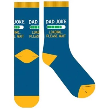 Dad Joke Loading Novelty Socks - 1