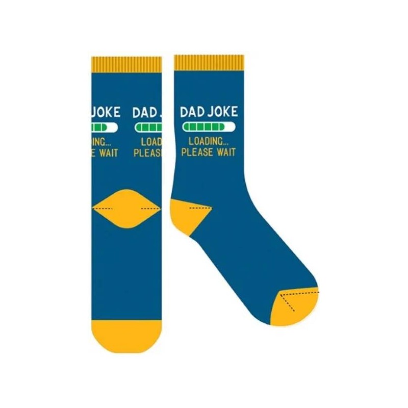 Dad Joke Loading Novelty Socks - 1