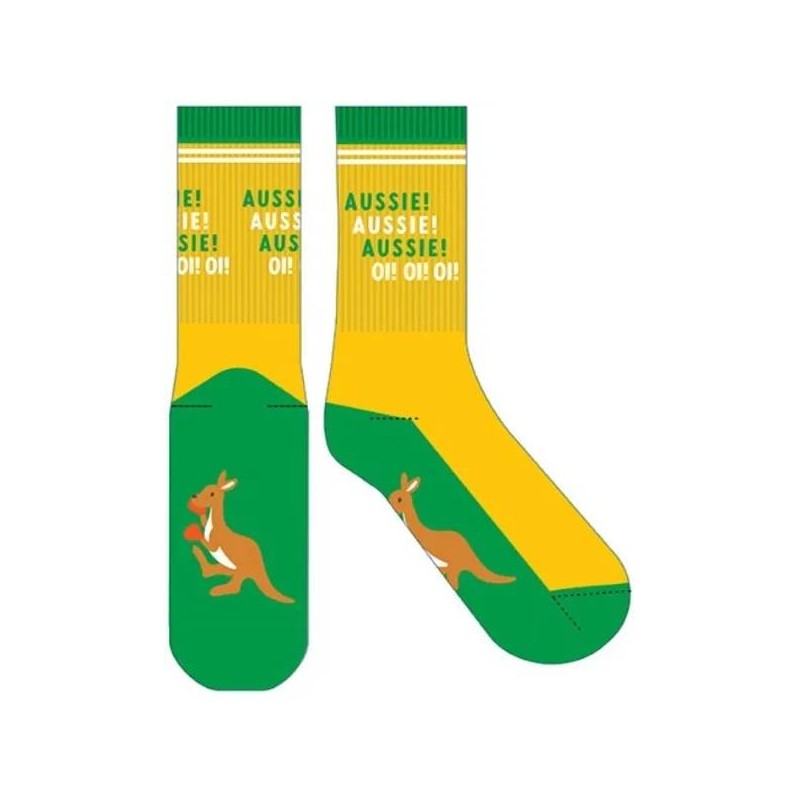 Aussie Aussie Aussie Novelty Socks - 1