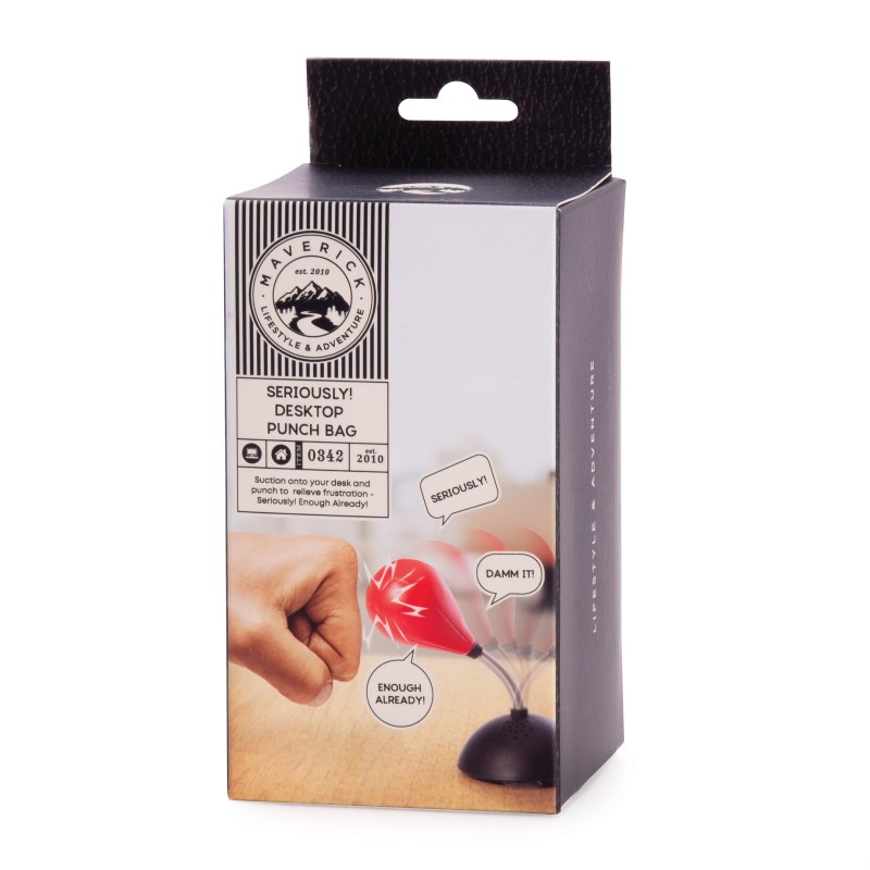 Seriously! Talking Desktop Punch Bag - 1