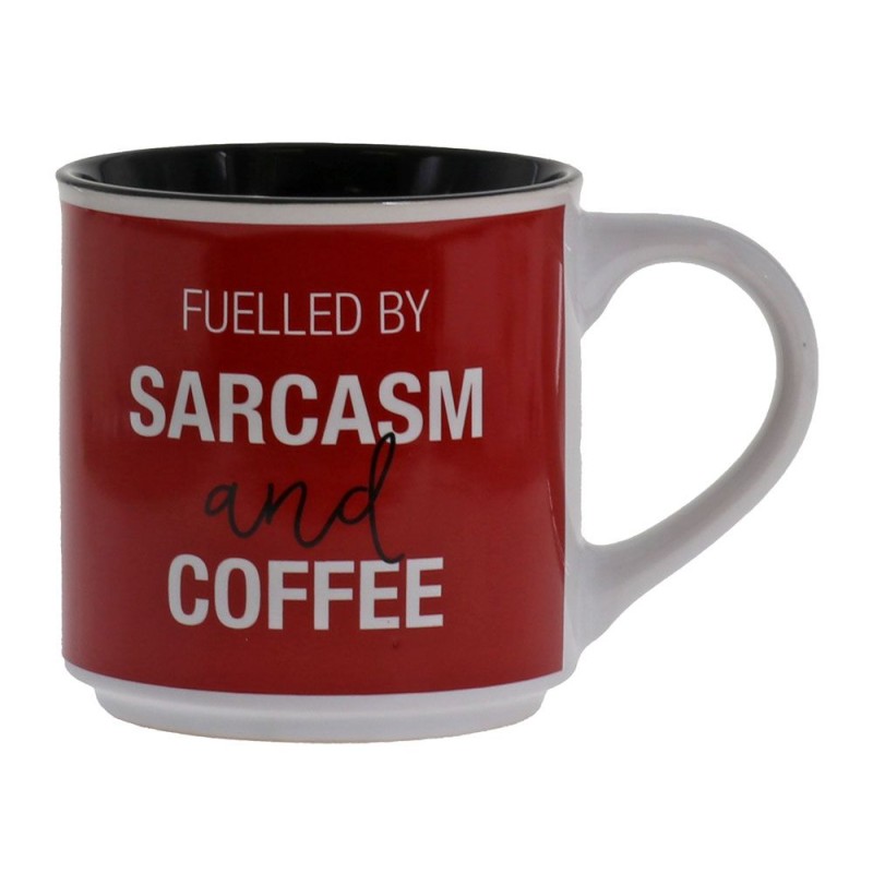 Fuelled By Sarcasm And Coffee Mug - 1
