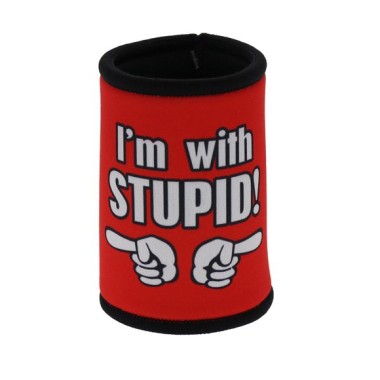 I'm With Stupid Stubby Holder - 1