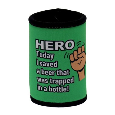Hero - I Saved A Beer Stubby Holder - 1