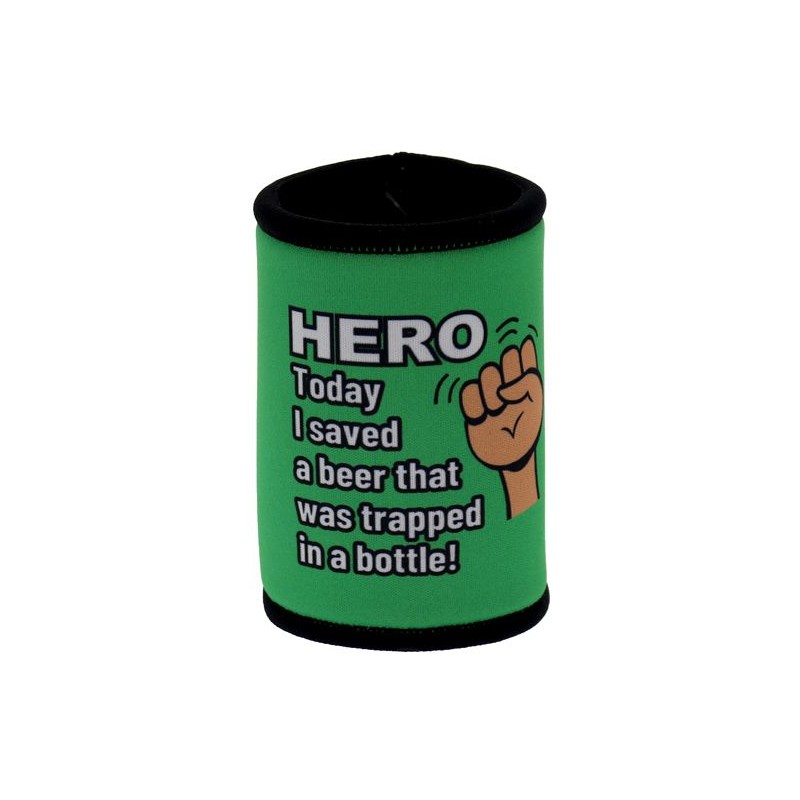 Hero - I Saved A Beer Stubby Holder - 1