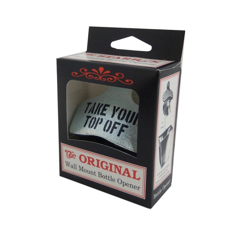Take Your Top Off Wall Mounted Bottle Opener - 2