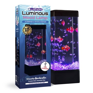 Luminous Clownfish and Crystals Mood Lamp - 1