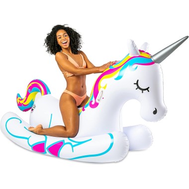 Giant Unicorn Rocking Float by Big Mouth - 3