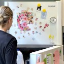 100 Piece Magnetic Fridge Art Puzzle - Bouquet - 1