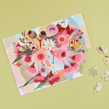 100 Piece Magnetic Fridge Art Puzzle - Bouquet - 2