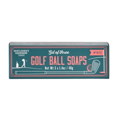 Golf Ball Soaps (Set of 3) - Basil and Neroli by Gentlemen's Hardware - 4