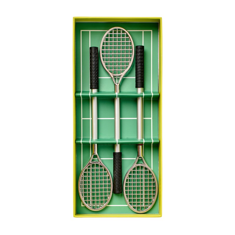 Tennis Racket Ballpoint Pens (Set of 3) by Gentlemen's Hardware - 5