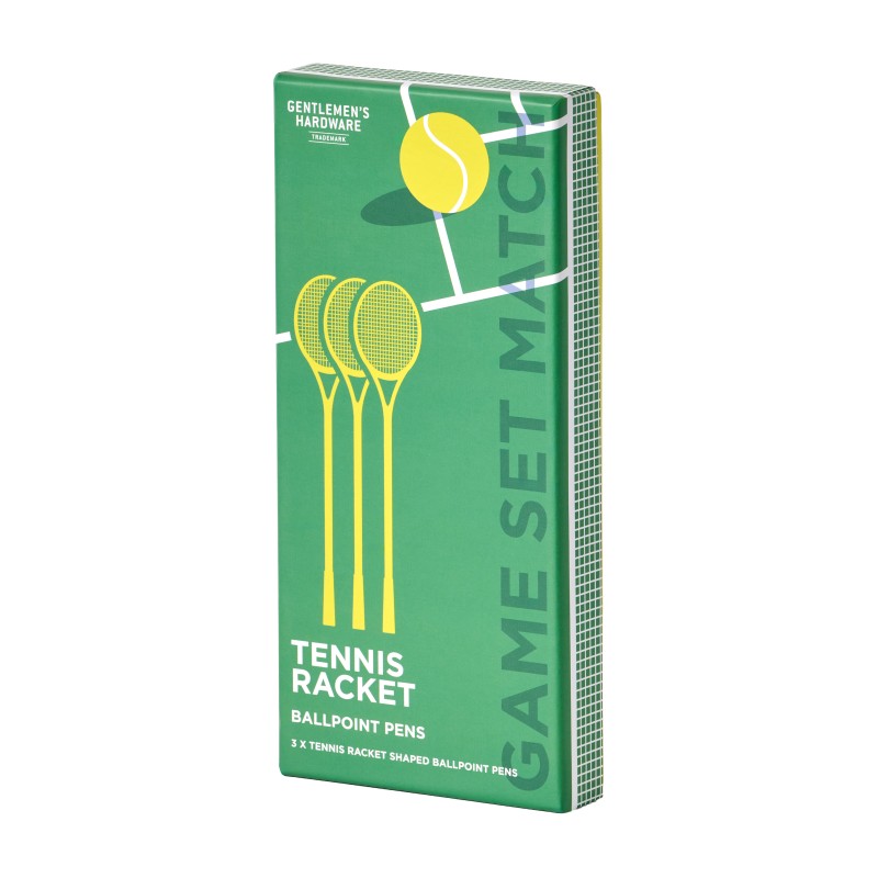 Tennis Racket Ballpoint Pens (Set of 3) by Gentlemen's Hardware - 2
