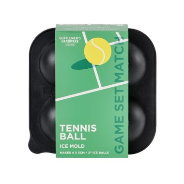 Tennis Ball Ice Mould - Makes 4 Ice Balls - 3