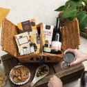 Sweet Treat Wine Basket Delight Gift Set - 2
