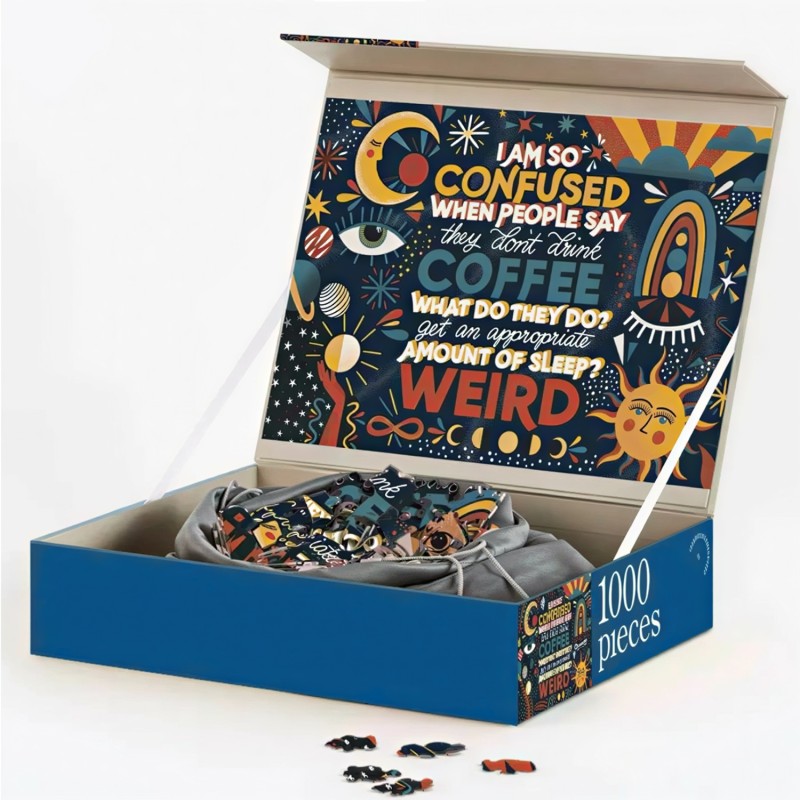 I Am So Confused When People Say They Don't Drink Coffee 1000pc Jigsaw Puzzle by Games Room - 1