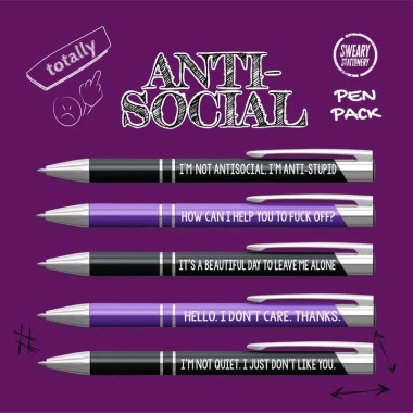 Totally Antisocial Pen Pack - 1