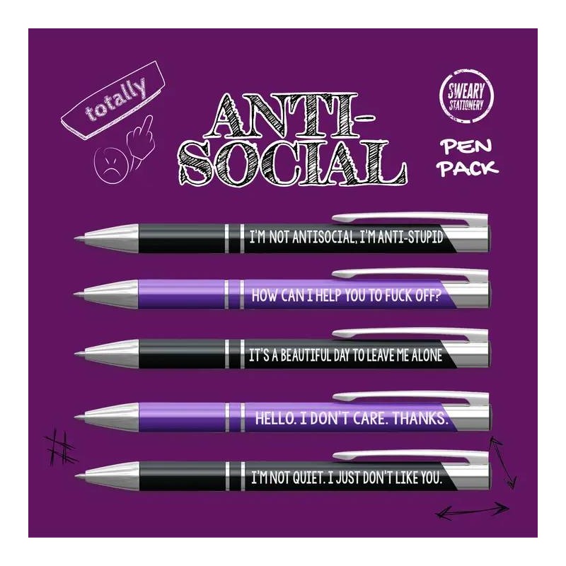 Totally Antisocial Pen Pack - 1