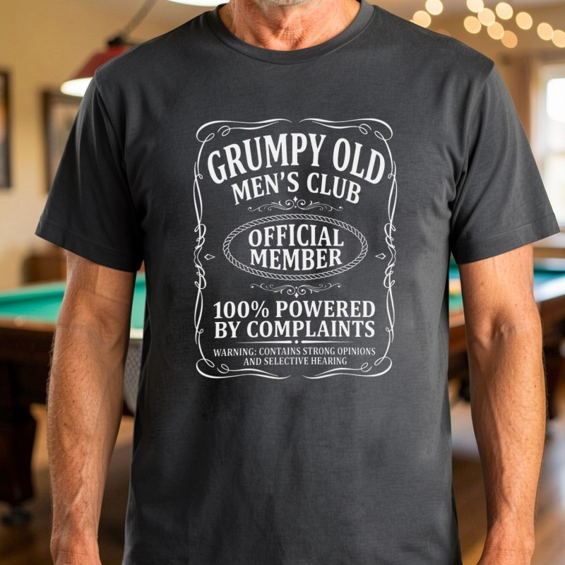 Grumpy Old Men's Club T-Shirt - 1
