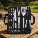 18 Piece BBQ Tool Set In Carry Bag by Men's Republic - 1