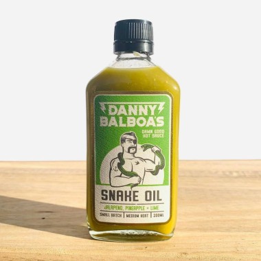 Danny Balboa's SNAKE OIL - Jalapeno, Pineapple & Lime Damn Good Hot Sauce - 1