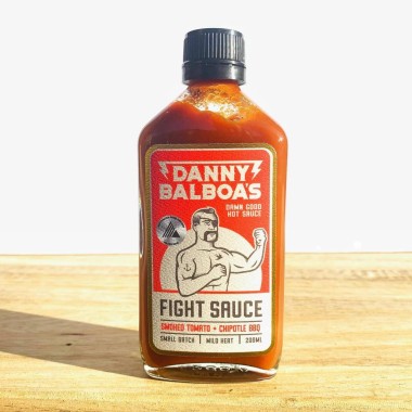 Danny Balboa's FIGHT SAUCE - Smoked Tomato & Chipotle BBQ Damn Good Hot Sauce - 1