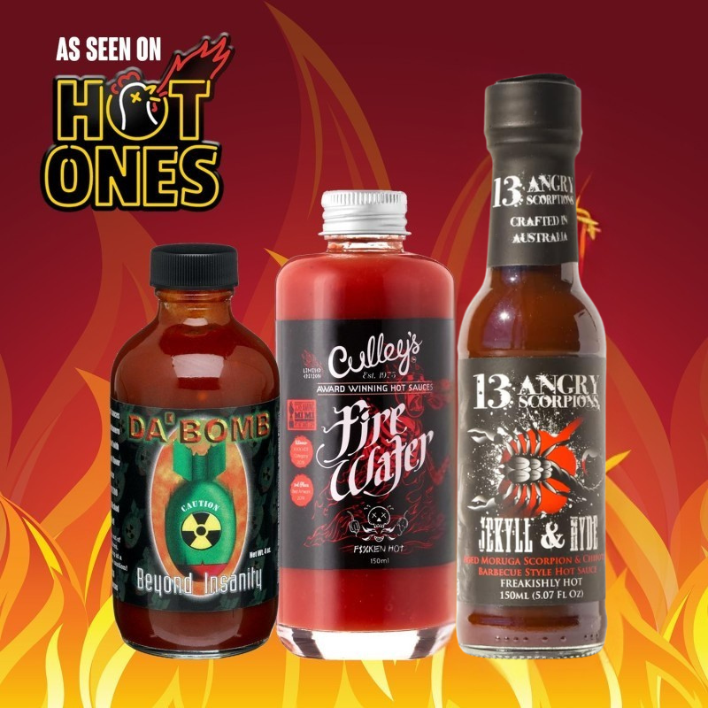 Hot Ones Trio Hot Sauce Pack - 1