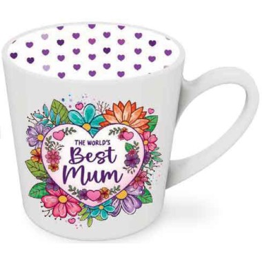 The World's Best Mum Inside Out Mug - 1