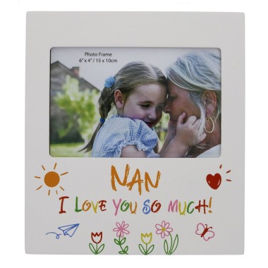 Nan I Love You So Much Kid Art Photo Frame - 1
