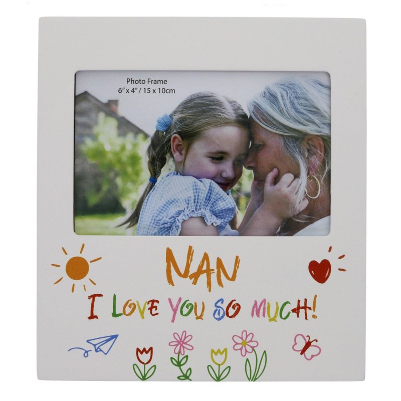 Nan I Love You So Much Kid Art Photo Frame - 1